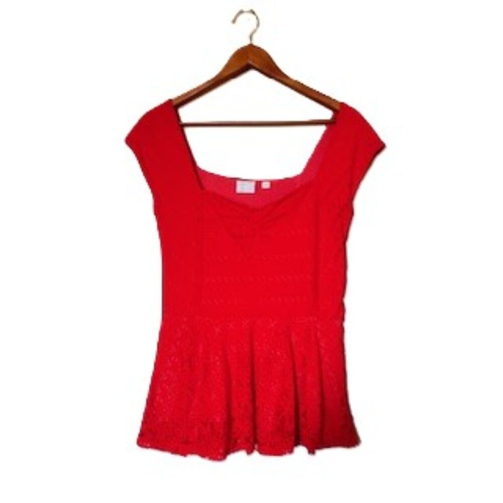 Anthropologie Peplum Blouse